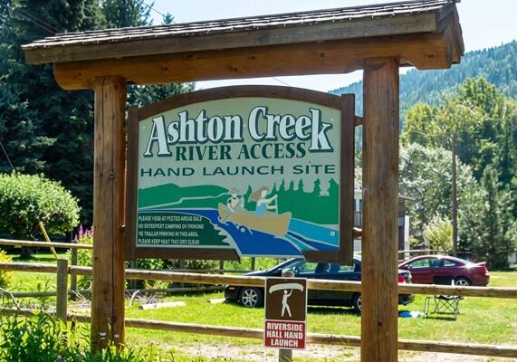 Ashton Creek River Access Near Enderby BC