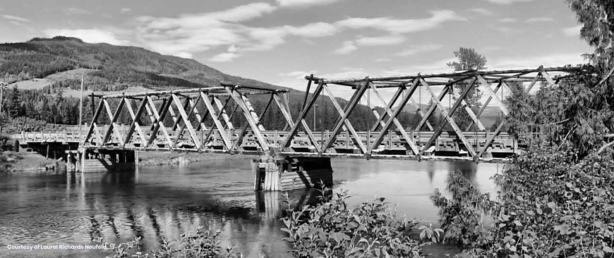 The Baxter Bridge in Ashton Creek, BC